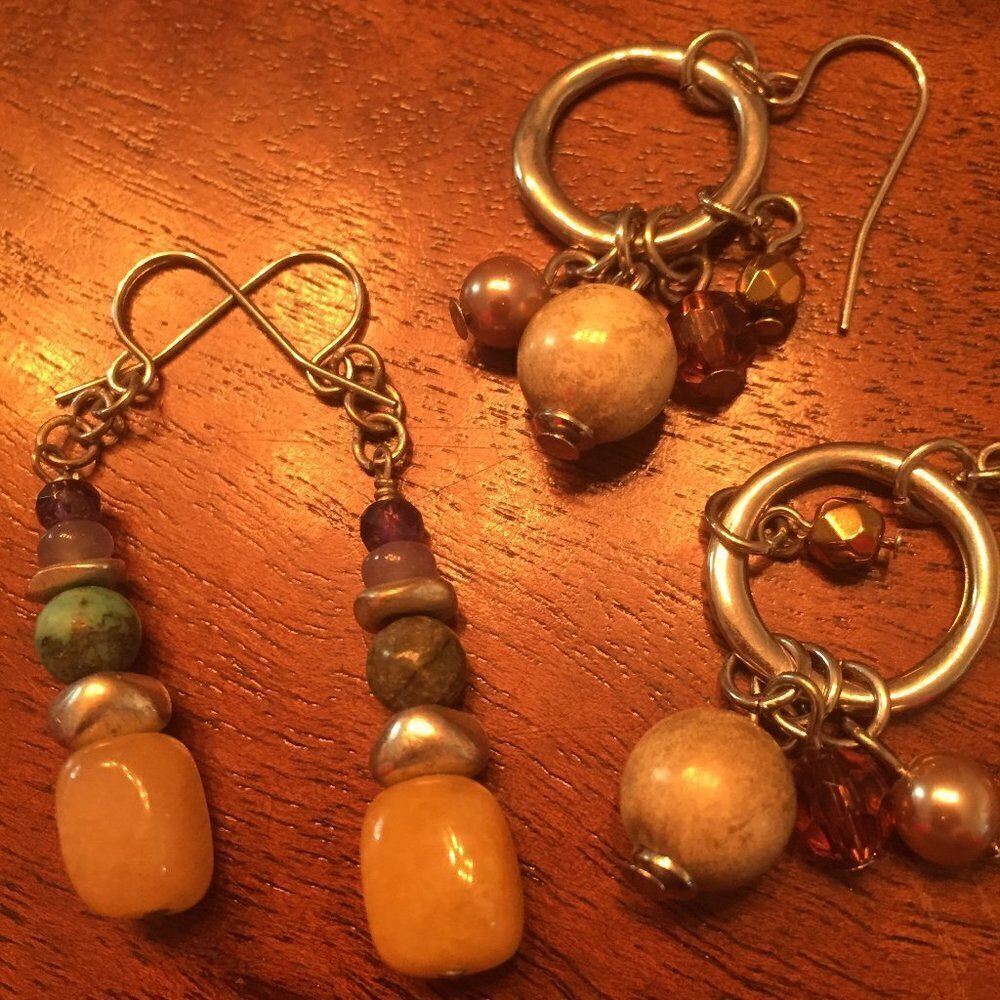 Two Pair of Earrings for the Price of One